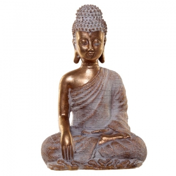 Guld och Vit Thai Buddha - Enlightenment