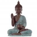 Thai Buddha Brun, Vit och Turkos - Calm